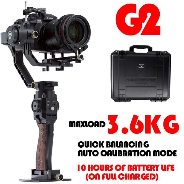 Tilta MAX G2 G2X тяжести 3 осевой ручной шарнирный стабилизатор для камеры GoPro нагрузки 6