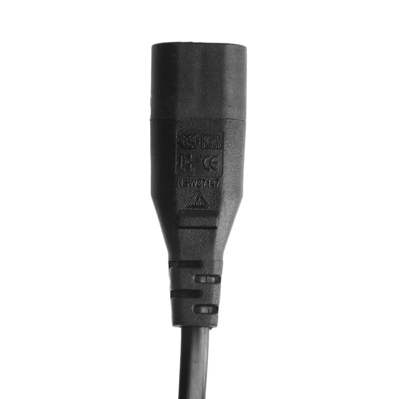 IEC 320 2-контактный C7 женский C8 мужской фигуры 8 Мощность адаптер кабель-удлинитель