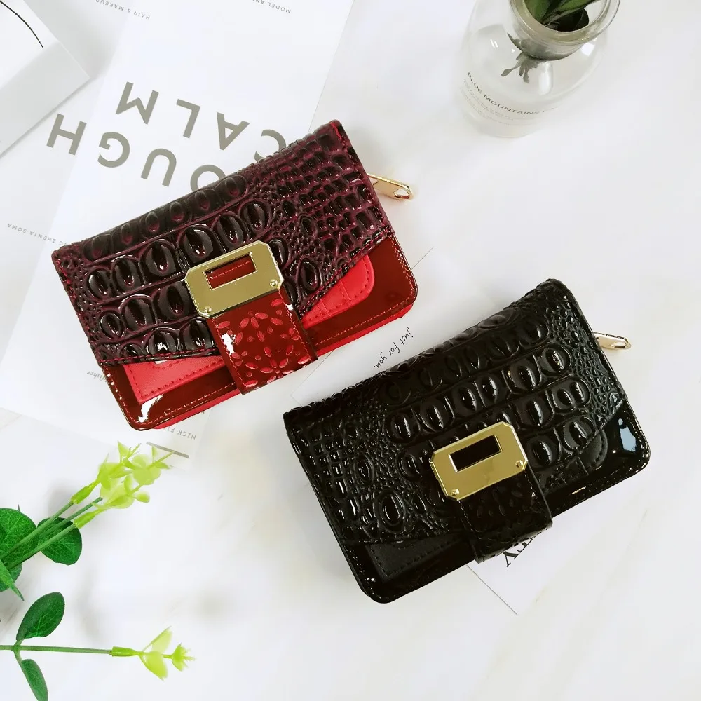 ZIWI Мода для женщин Кошелек Длинные и Короткие Crocod узор дизайн кошельки с