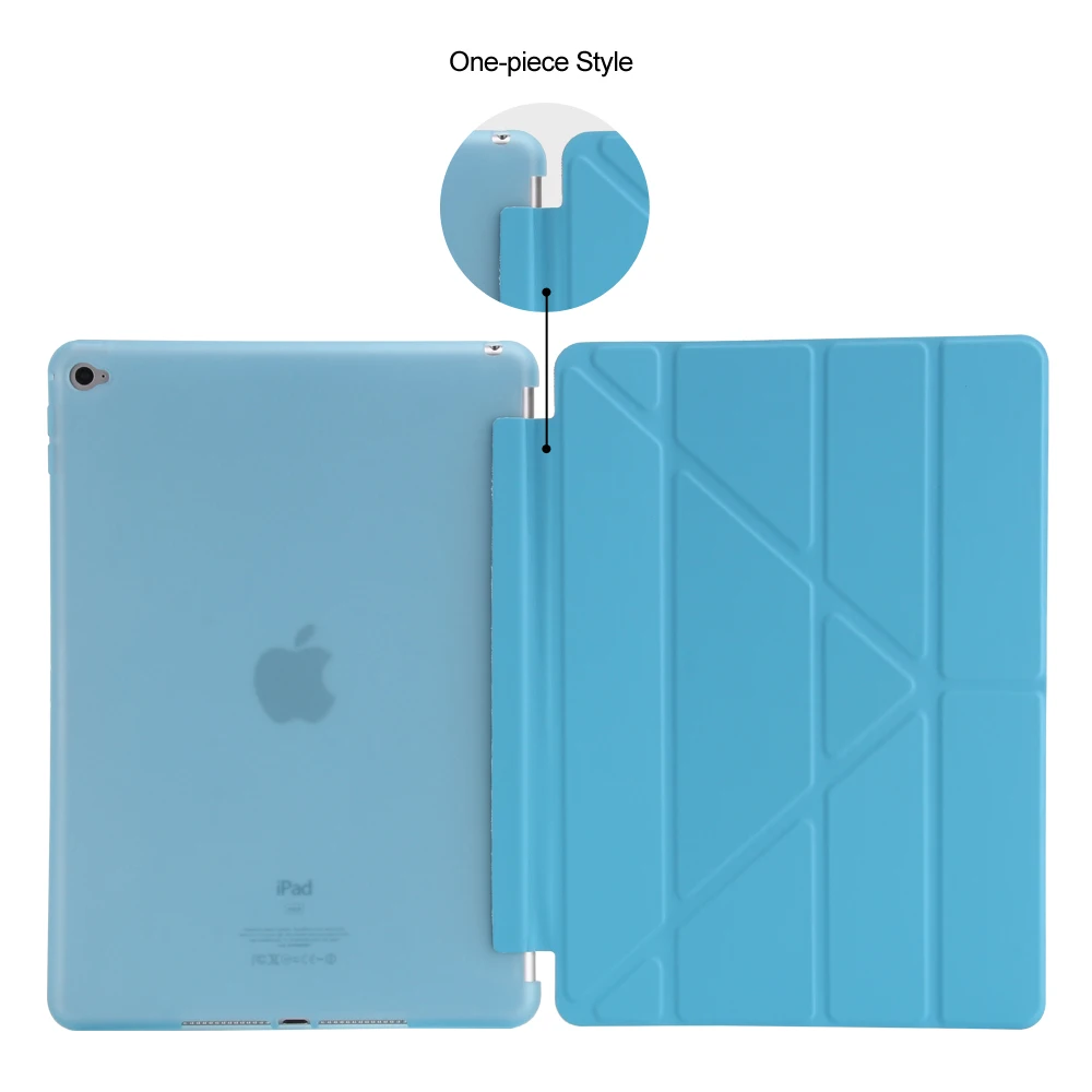 Гибкий силиконовый мягкий чехол из ТПУ для Apple Ipad 6 5 3 2 4 передний искусственной