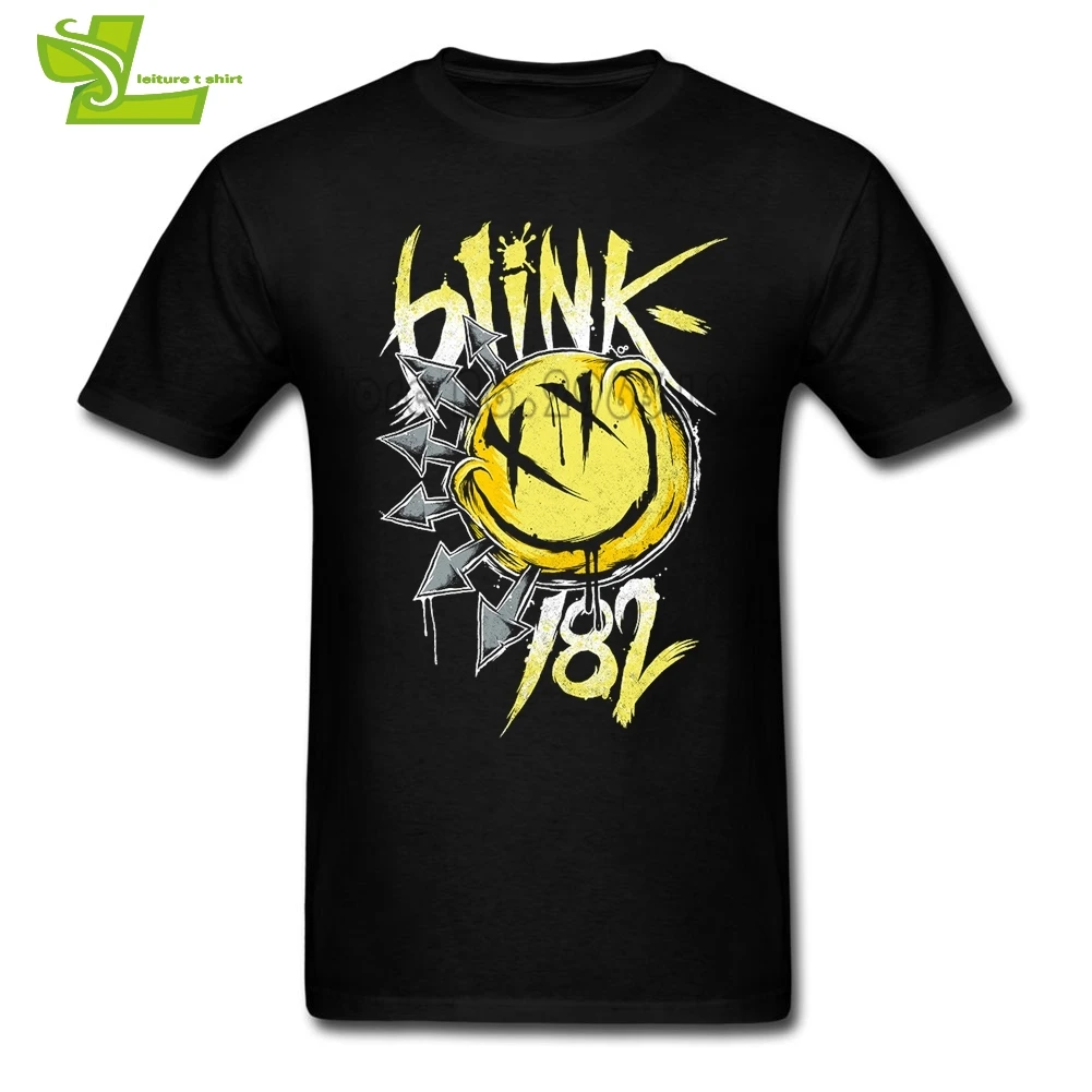 Футболка Blink 182 Мужская новейшая простая Рубашка домашняя одежда Классическая