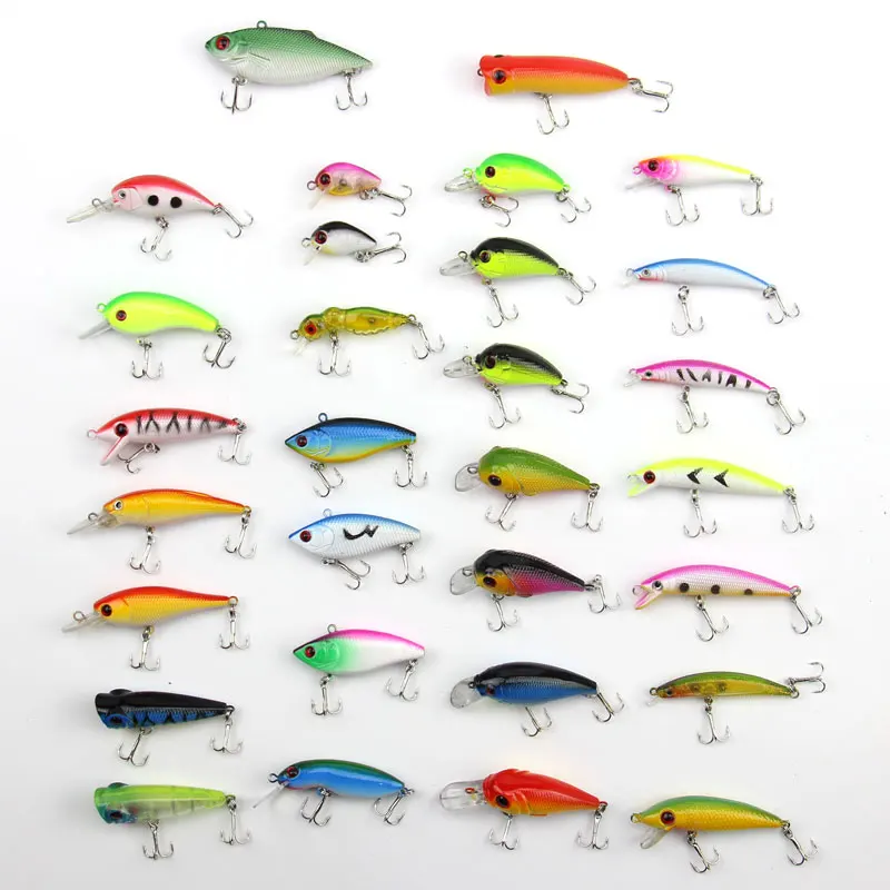 30 шт. Рыболовные приманки указан Смешанная Жесткий искусственные сделать