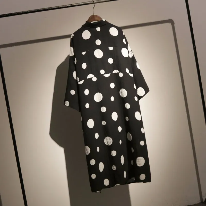 TWOTWINSTYLE платье в горошек Женские нагрудные Воротник Большой Размеры миди платья