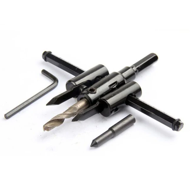 30 мм-120 мм регулируемый металлический деревянный круг отверстие пилы сверло