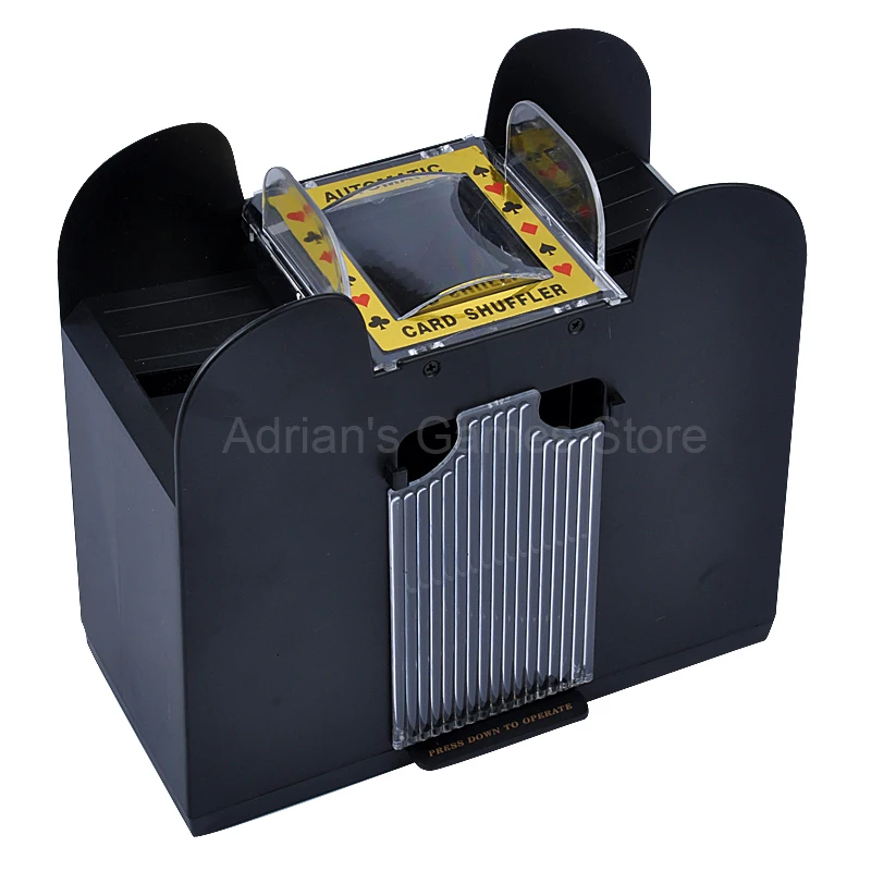 6 колоды Шаффл машина Poker Card Shuffler автоматическое повороты карт шарканье Машинка