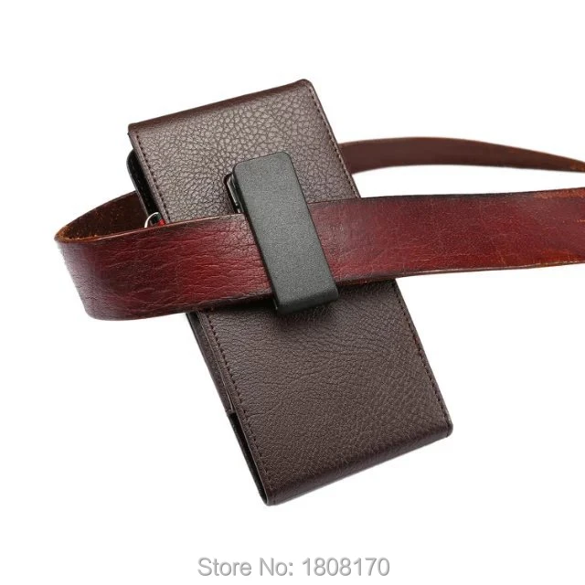 Универсальный зажим для ремня кожаный чехол с застежкой iPhone 7 6 S Plus Samsung Galaxy S8 S6 S7