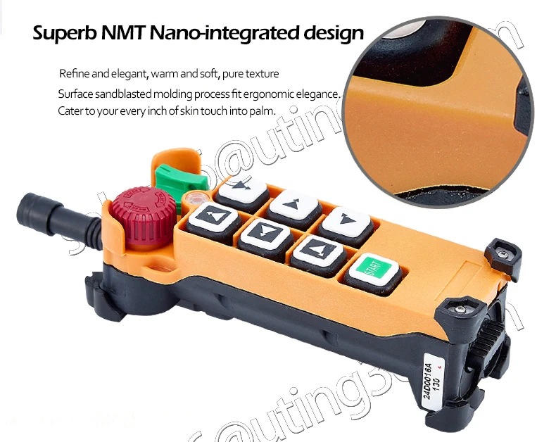 TELE control CE FCC F24-6D промышленный беспроводной двойной скорости 6 кнопок дистанционного управления(1 передатчик+ 1 приемник) для крана