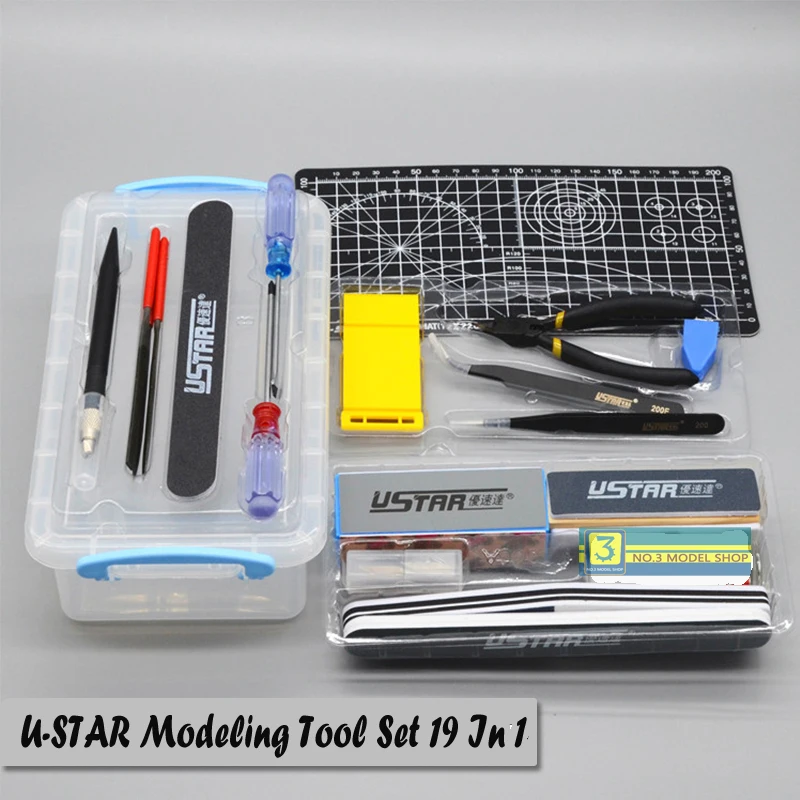 

UStar UA90067 Making Model Suits Tools Kit for Mecha Model Building Tools Hobby Cutting Tools Accessory