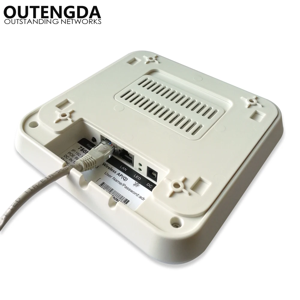 750Mbps 802.11ac High Power 2.4G&5.8G Ceiling Wireless Access Point WiFi Extender Active PoE Ceiling-mounted Wireless AP Router