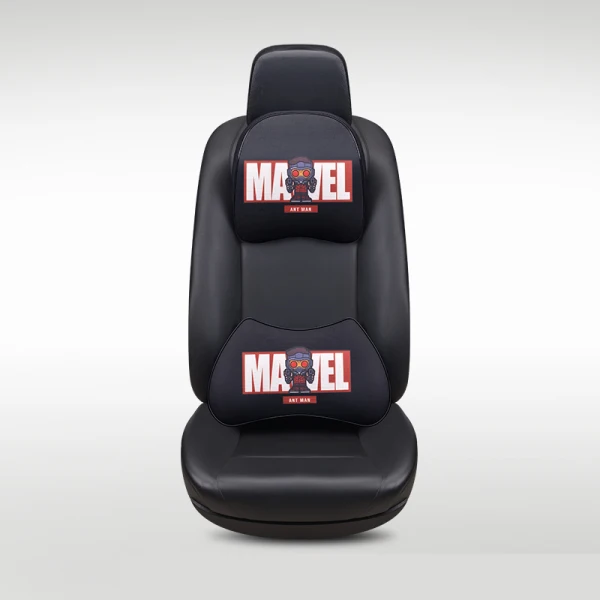 new marvel headrest car neck pillow avengers iron man captain america spider man thanos pillow for cars seat auto accessories - Цвет: 1set Star-Lord