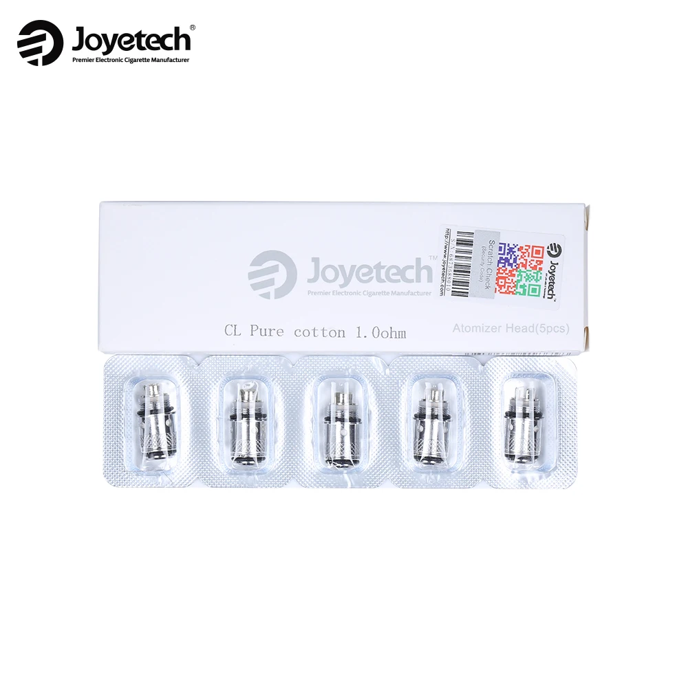 5 шт. оригинальная Головка Катушки Joyetech eGo ONE CL из чистого хлопка для электронной