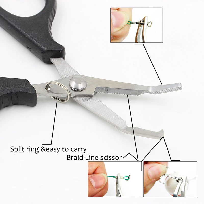 OLOEY Fishing Multifunctional PE line cut Accessories pesca Fish tackle Lure Hook Remover Line Cutter Scissors | Спорт и развлечения