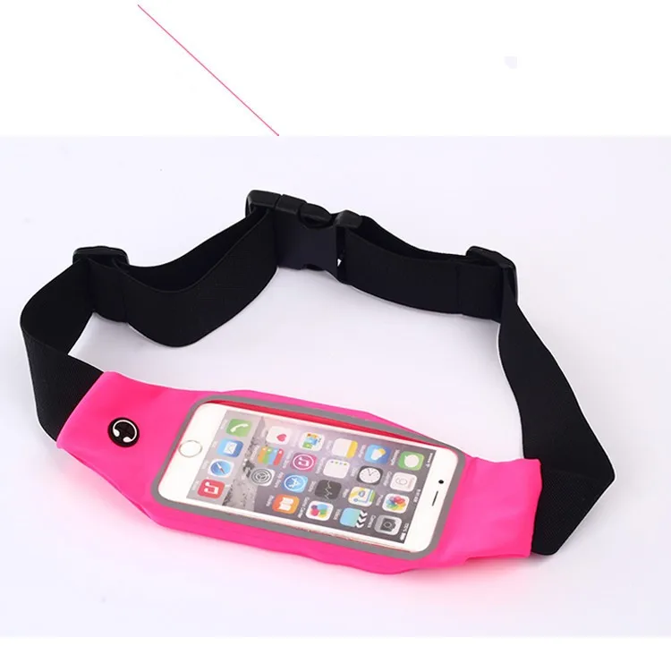 Спортивная поясная сумка рюкзак Водонепроницаемый ремень Регулируемый телефона