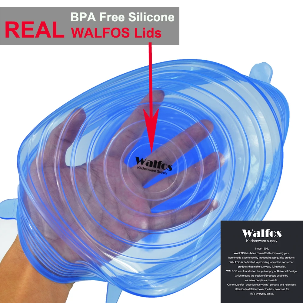 Многофункциональная пищевая пленка WALFOS 6 шт. для сохранения свежести пищи