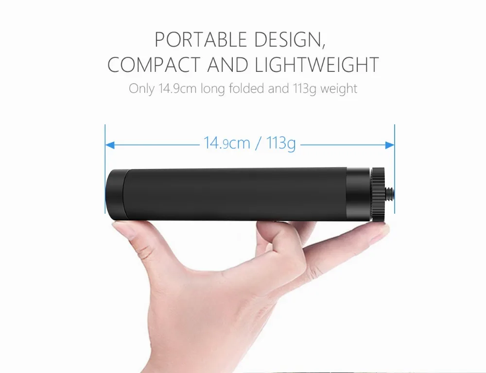 PGYTECH Osmo Pole удлинитель, масштабируемый держатель для DJI OSMO Pocket Gimbal Mobile 2 Zhiyun Smooth 4 Аксессуары для стабилизаторов