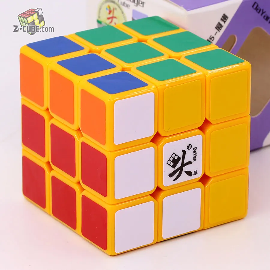 Волшебный куб головоломка Даян жанчи 57 мм 3x3x3 3*3*3 333 легкие игрушки подарок Чемпион профессиональный конкурс твист мудрый клуб - Цвет: Old ZhanChi Yellow