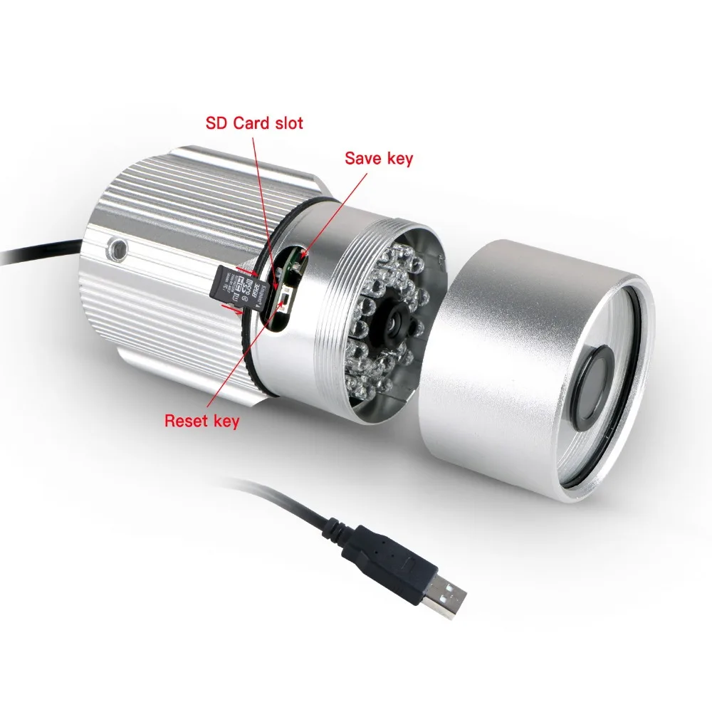 Outdoor CCTV Digital Video Recorder Security Camera System Built In TF Card 24 Infrared Light | Безопасность и защита