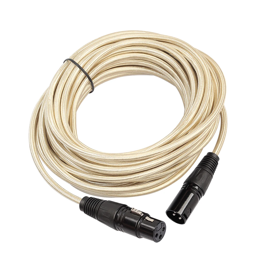 Топ предложения 10 м микрофонный аудиоразъем 5pin XLR кабель для мужчин Женский