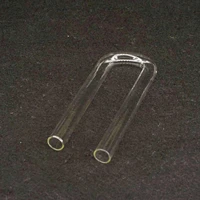 lab glassware u shape drying tube 15x150mm 20x200mm absorption tube drying tube glass u electrolysis tube