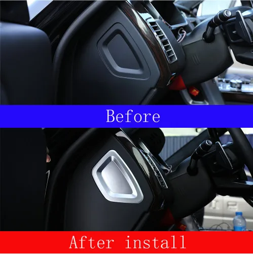 2 шт. ABS Хромированная боковая консоль декоративная панель накладка для Land Rover Range