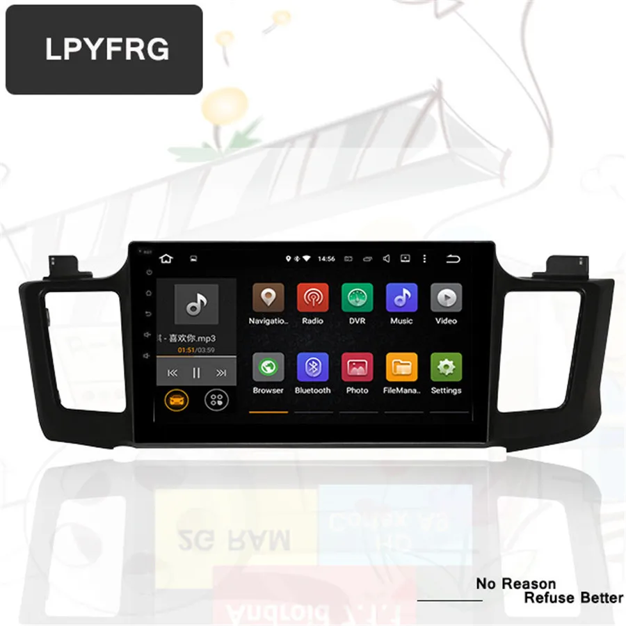 Автомагнитола 2 din с поддержкой 4G Octa Core ОЗУ android 10 GPS навигация для Toyota RAV4 2016 2017 2019