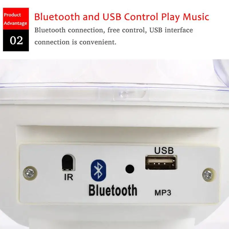 SOL светодиодный смарт E27 85 265V Светодиодный 6 Вт красочные Bluetooth музыкальный ритм