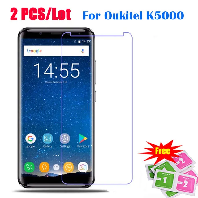 2 шт. для Oukitel K5000 K 5000 закаленное стекло 5 7 дюйма 9 H 2.5D Премиум чехол с защитной