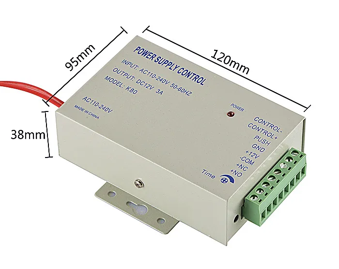 Внешнее управление дверью DC 12V 3A /AC 110v ~ 240V совершенно новый|door access|access door controldoor access