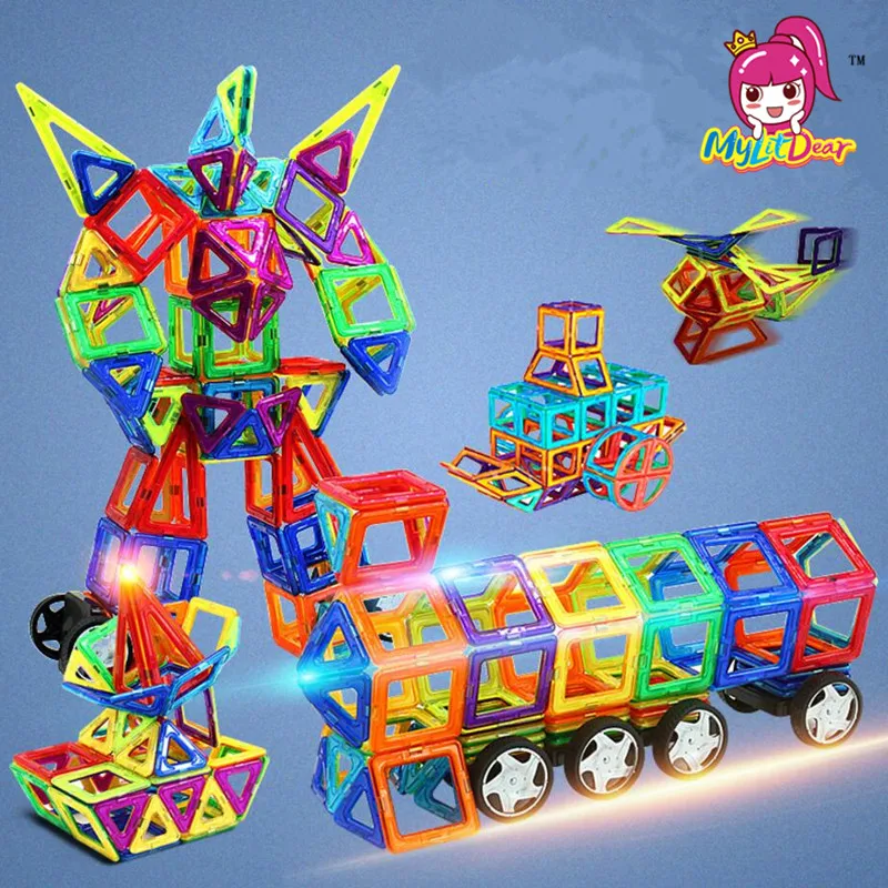 2017 магнитные строительные блоки MylitDear 107 шт.|technic brick|brick toyskids educational |