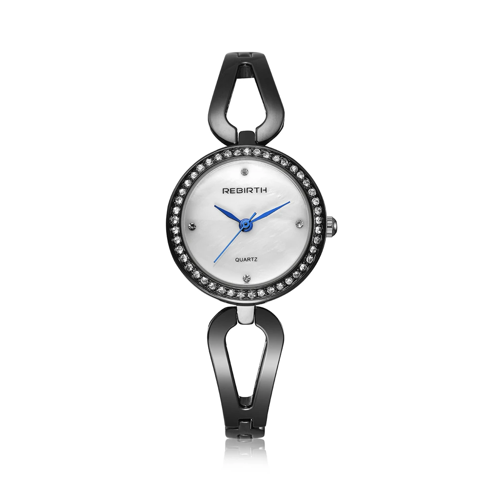 

REBIRTH Luxury Brand Fashion Quartz Watch Women Ladies Stainless Steel Bracelet Watches Casual Clock Female Dress Gift Relogio