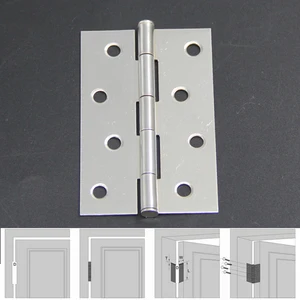 2 шт.набор, петли из нержавеющей стали для мебели