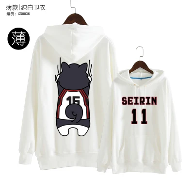 

Худи Kuroko, для мужчин и женщин, тонкий костюм для косплея, для весны и осени