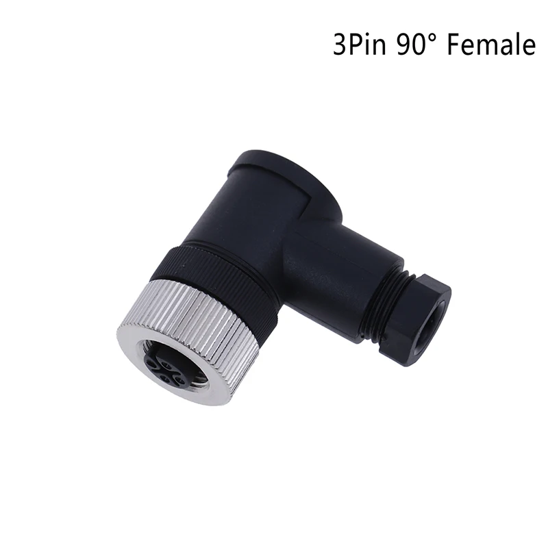 D Новые горячие PG7 сенсор разъем IP67 3 4 5 Pin Мужской/Женский Разъем Водонепроницаемый винт прямой/правый угол M12 разъем - Цвет: D
