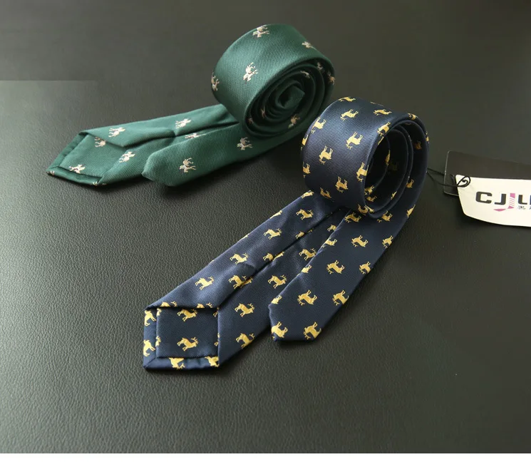 Облегающий галстук в виде животных 145*6 см мужской костюм аксессуары высокое