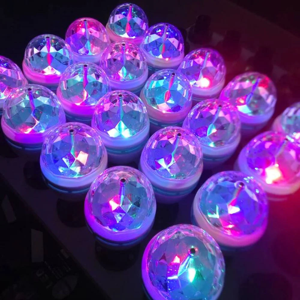 110 В 220 3 Вт E27 RGB светодиодный светильник 85-265 в для сцены на Рождество Авто