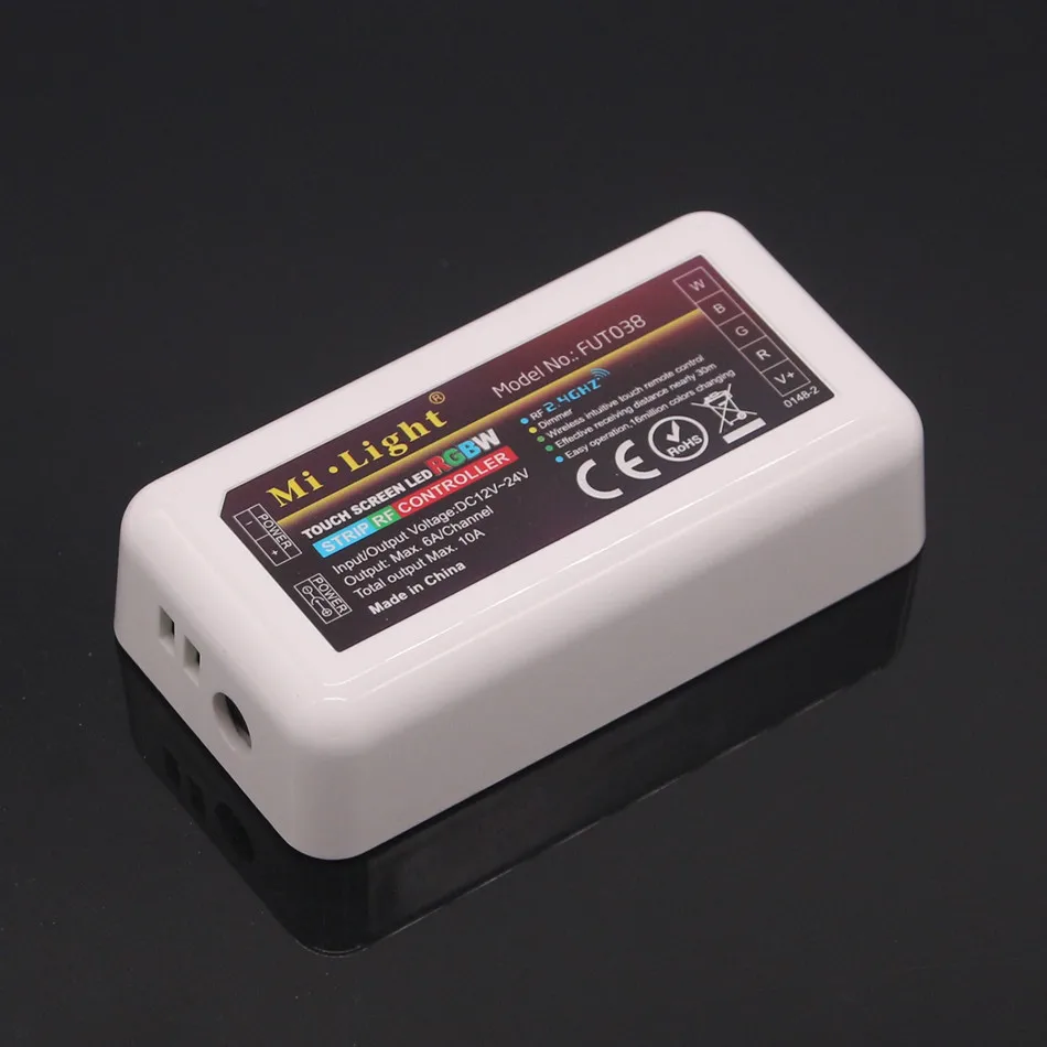 DC 12 V 24 2 4G беспроводной RF RGBW светодиодный контроллер с регулируемой яркостью для