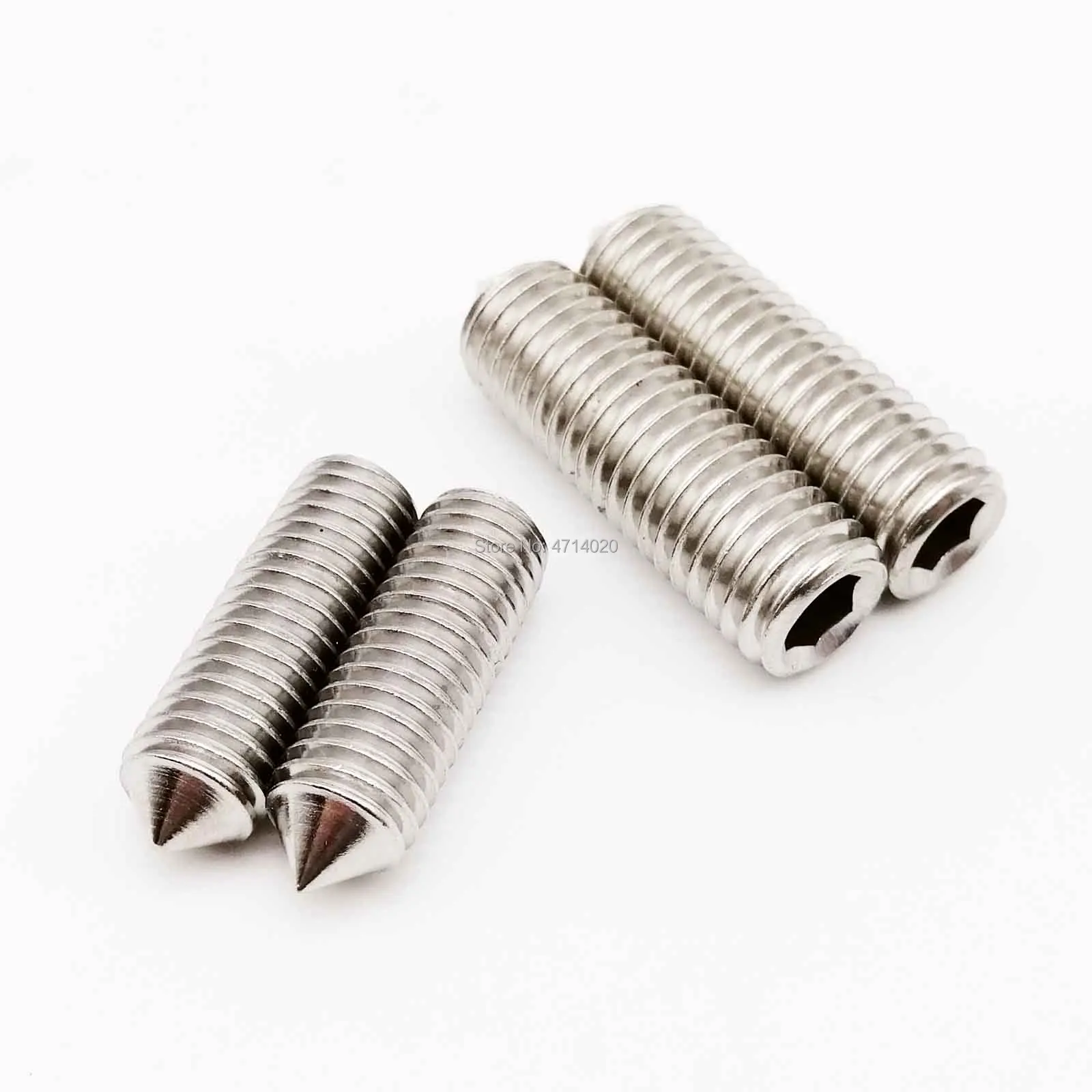 1/50 шт в наборе, M5 M6 M8 M10 M12 M16 DIN914 304 с шестигранной головкой из нержавеющей стали с шестигранной конической насадкой с прорезом представляет наиболее продаваемые наборы винтовых Allen головка конического конец болта