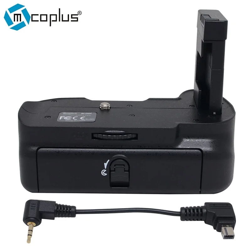 

Mcoplus BG-D5200, профессиональная вертикальная батарея с захватом для камеры Nikon DSLR D5200