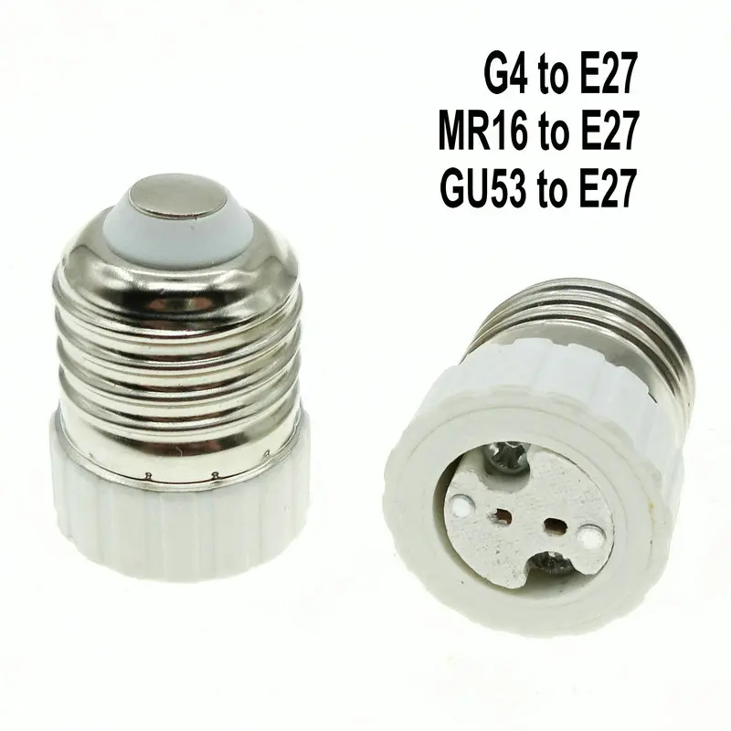 Патроны для ламп GU10 / G4 G9 MR16 B22 E14 to E27 цоколь лампы.|e27 led light bulb|lamp homee27 lamp base |