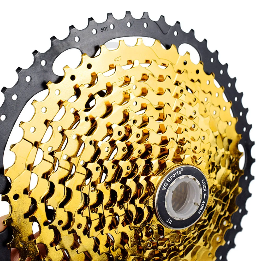 Дорожный велосипед Freewheel Cassete 11 Speed 50T Gold V S MTB велосипедные звездочки Velocidades