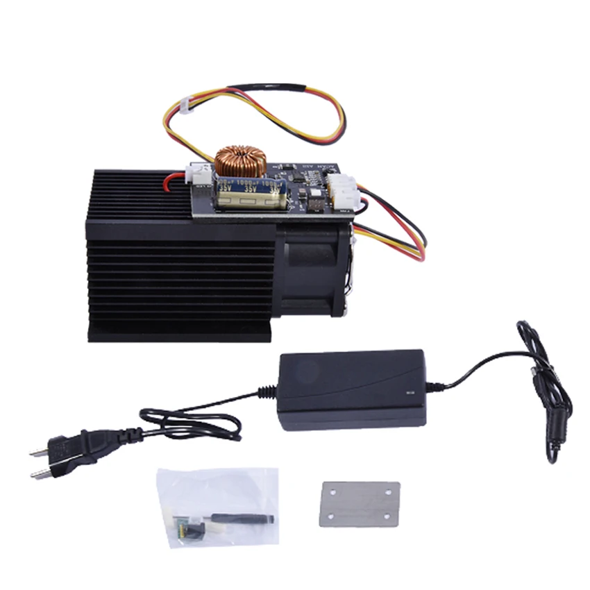 

New Arrival DIY laser engraving 12000mw high power laser module Blu ray 450nm pulse,12W average 6.5-7.5W,DC=12V, I<3A,12w laser