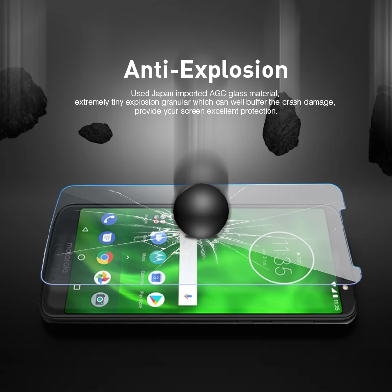 Для Motorola Moto G6 Play Защитная пленка для экрана из закаленного стекла оригинальные