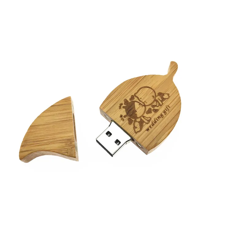 (Более 10 шт. бесплатный логотип) USB флеш накопитель в форме листа флешка 8 ГБ 64 16 32