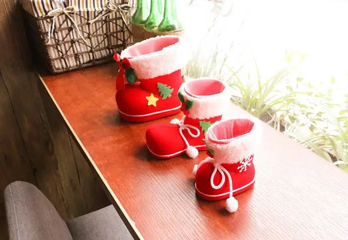 Рождественский Подарочный пакет Elf Spirit конфеты ботинки обуви чулки держатели