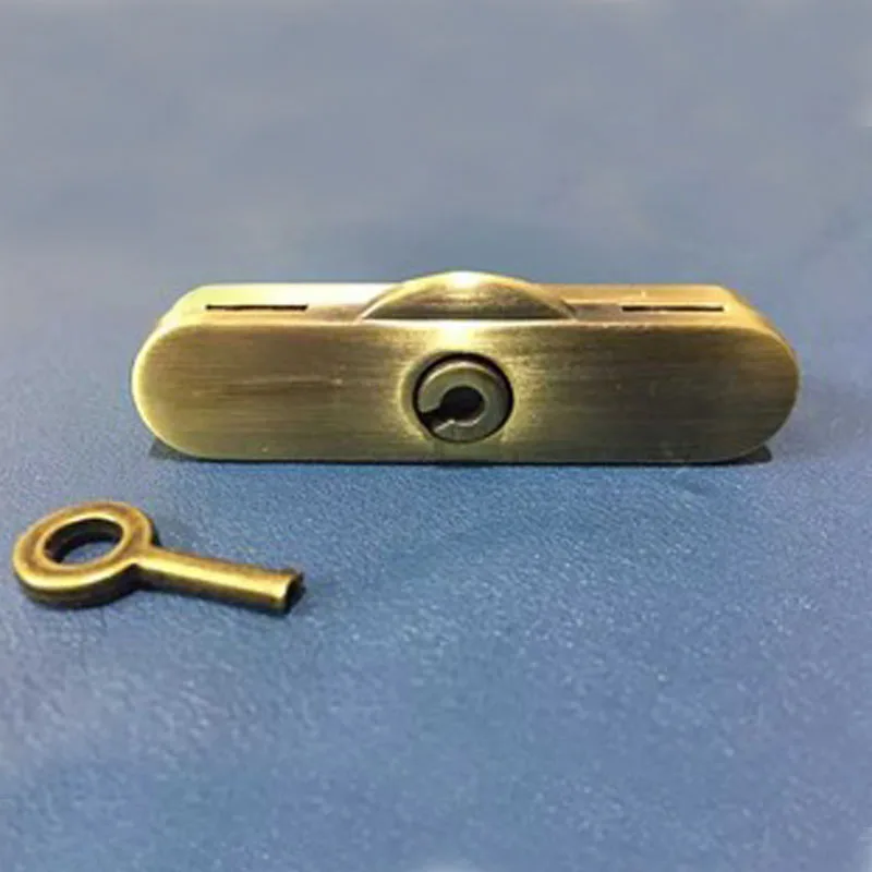 

6.5cm Bronze Suitcase Turn Lock Fastener Twist-Lock Crossbody Catch Lock Closure