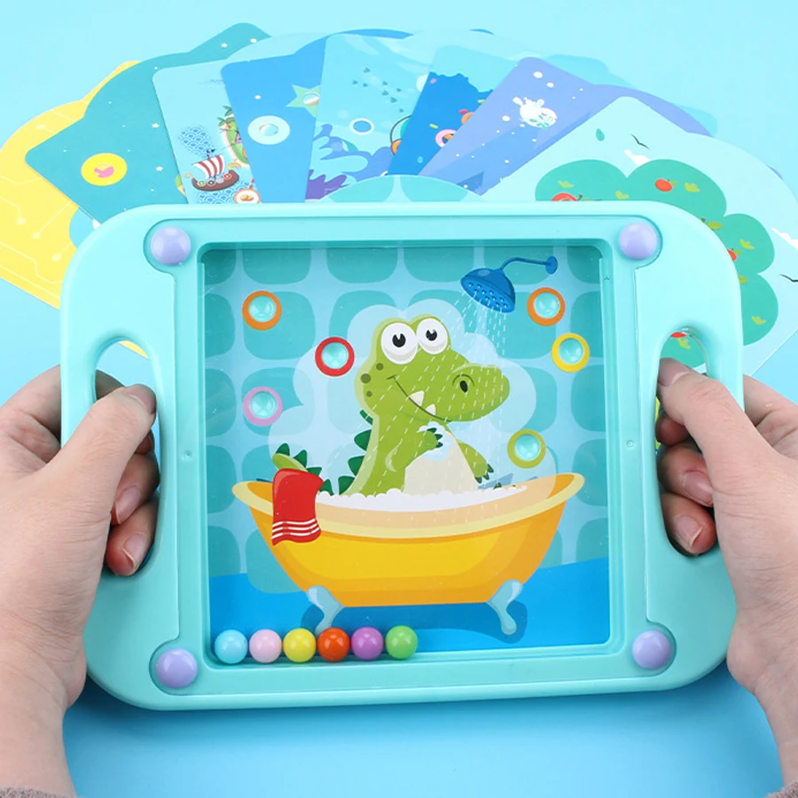 3D лабиринт игра игрушка для детей баланс мячей настольная Монтессори