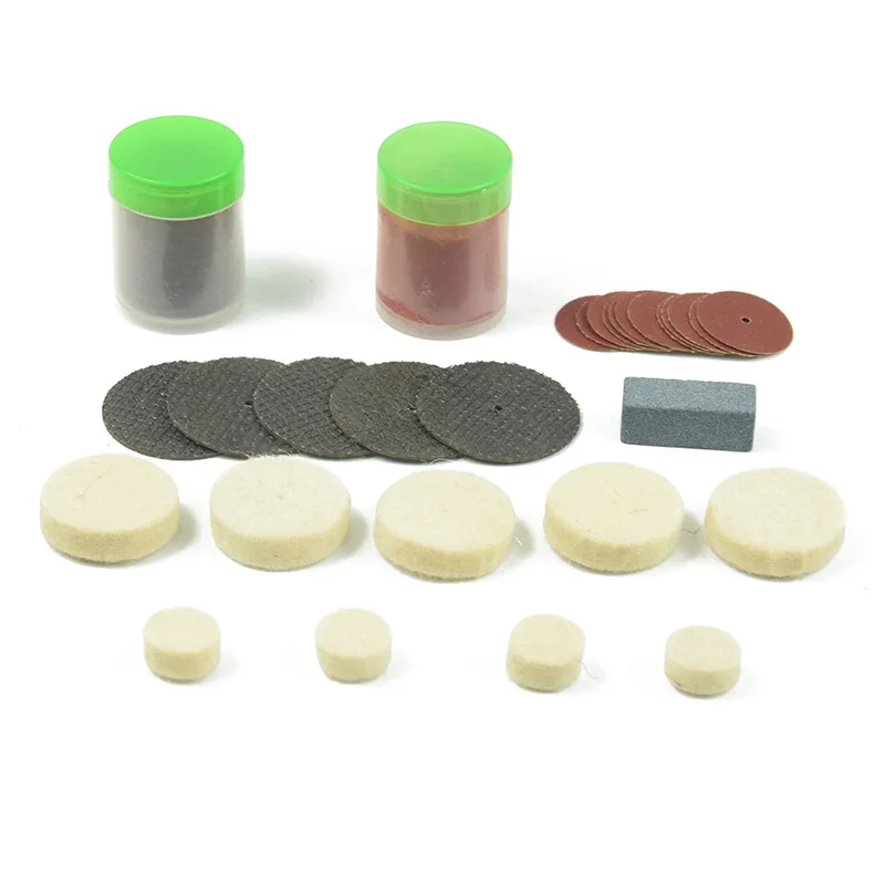 RIJILEI 113 шт абразивные точки камня электрическая шлифовальная машина Dremel