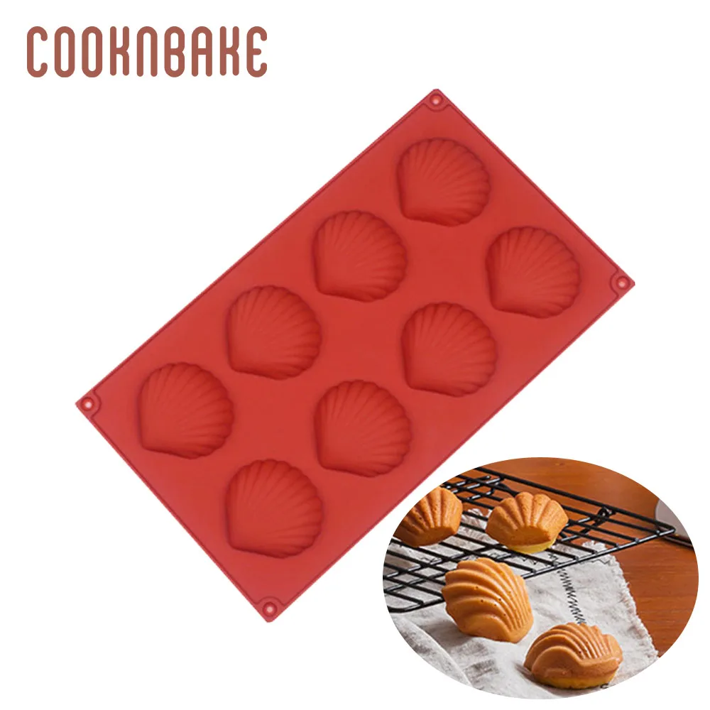 CDY-183 COOKNBAKE Madeleine, инструмент для выпечки торта, силиконовая форма для печенья, шоколада, форма в виде ракушки, желе, сделай сам, ледяные конфеты, форма для украшения торта - Цвет: CDY-183