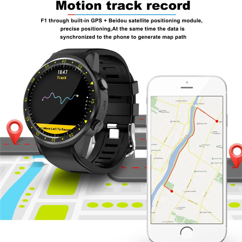 Умные часы Interpad GPS двойная камера артериальное давление умные монитор сердечного