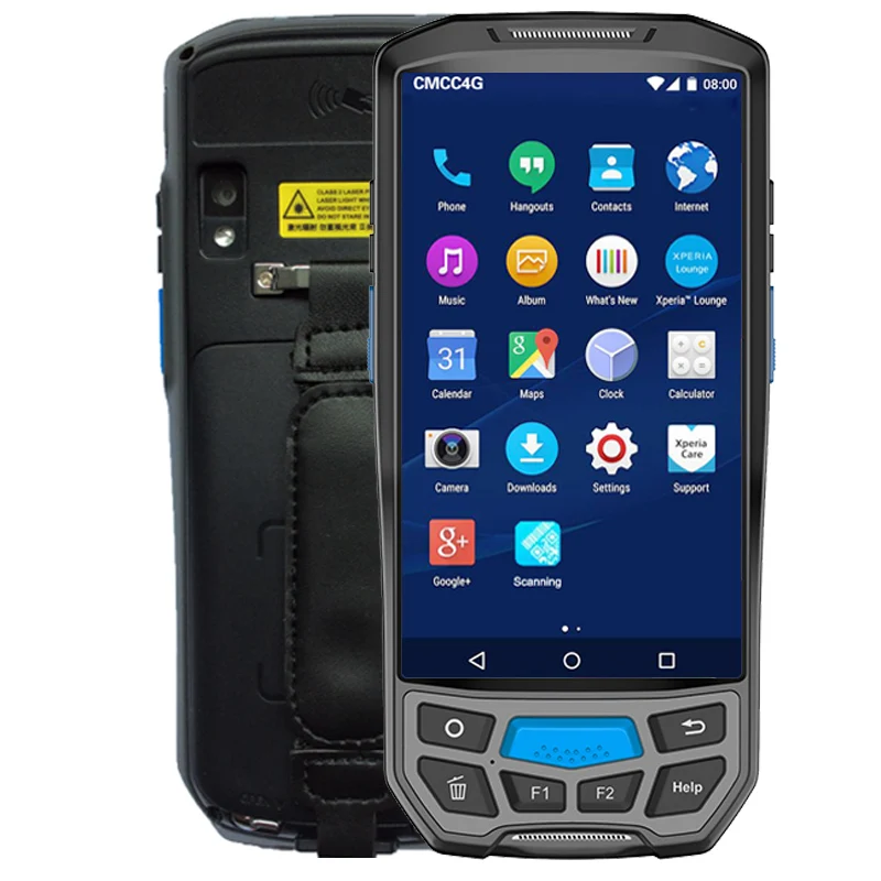 2D сканер штрих кода NFC android7 5 дюймов беспроводной портативный QR ручной кодов КПК